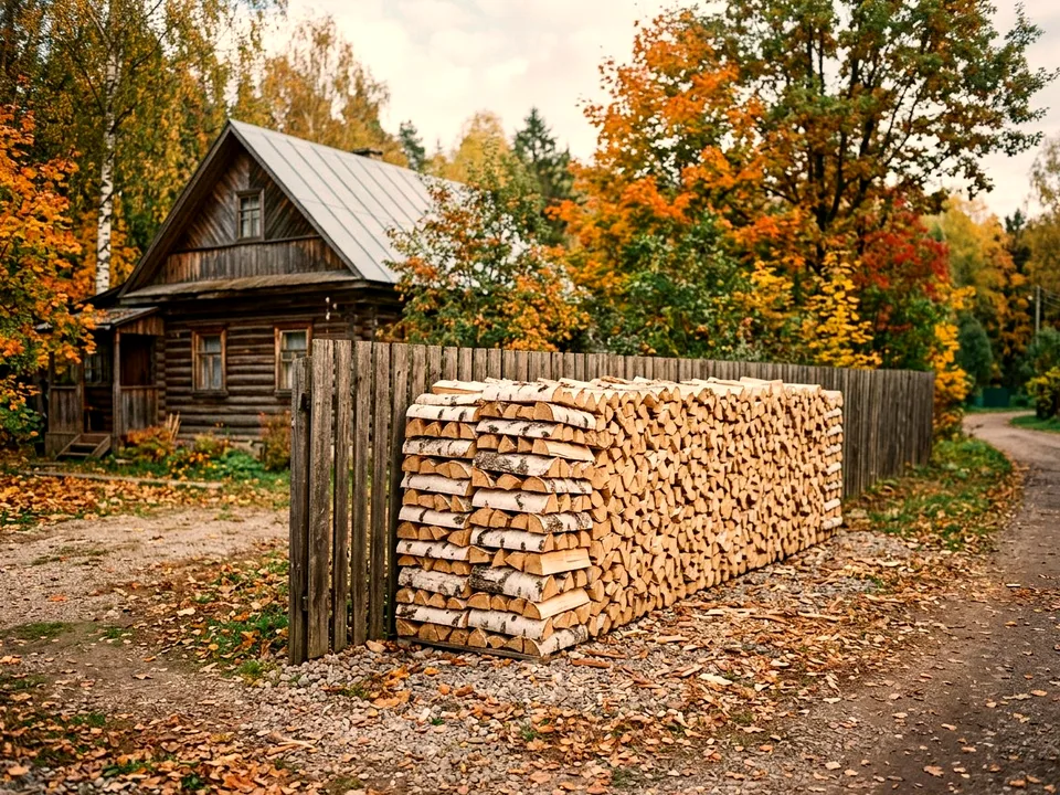 Круговая поленница holzhausen, Новинки, улица Ольховая, 28